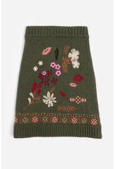 Women Pet Accessories | Johnny Was Zuzu Embroidered Dog Sweater Black