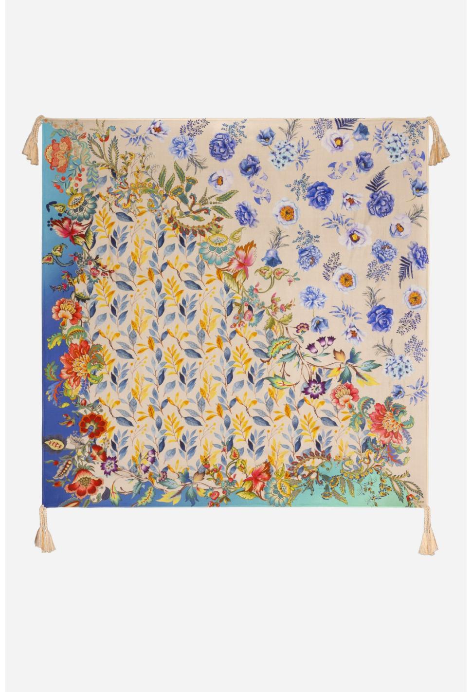 Women Scarves | Johnny Was Blu Scarf Blu