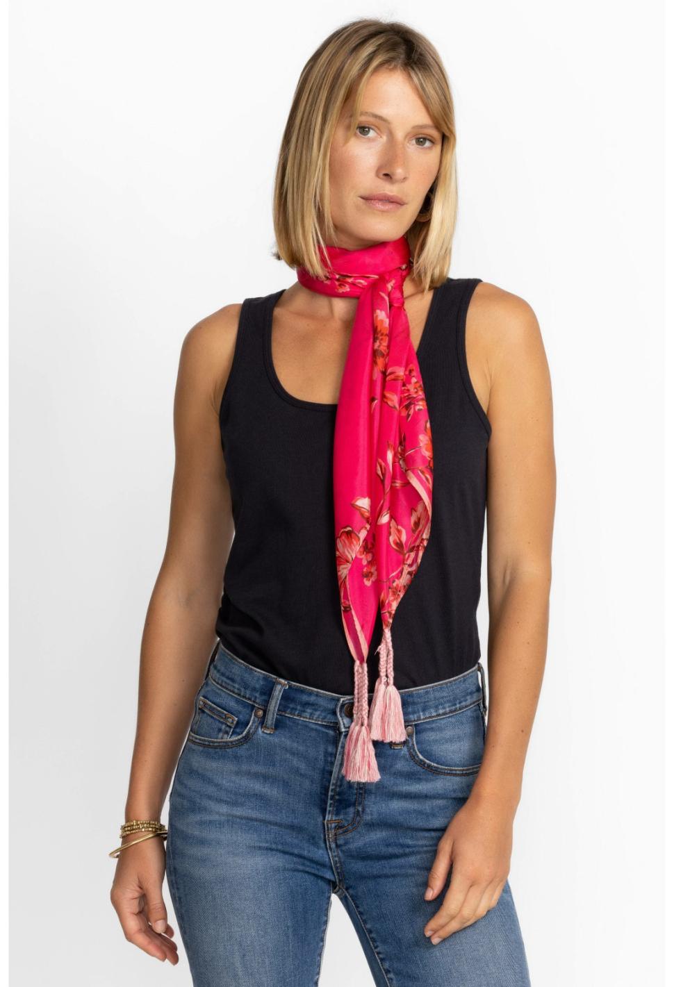Women Scarves | Johnny Was Misty Fall Scarf Misty Fall