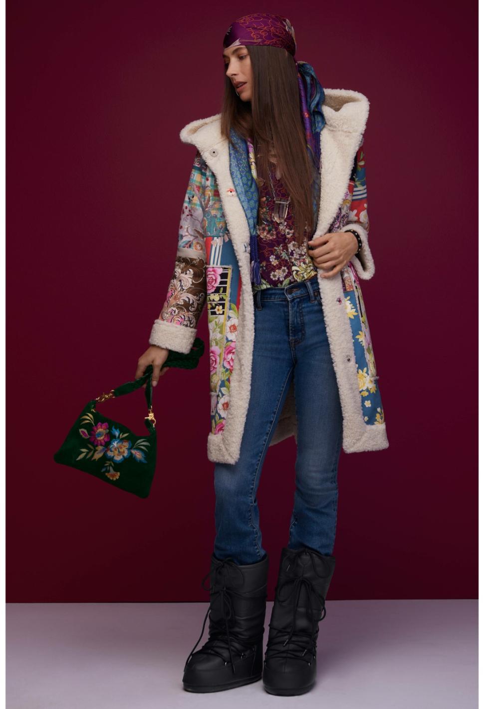 Women Scarves | Johnny Was Phoenix Scarf Phoenix