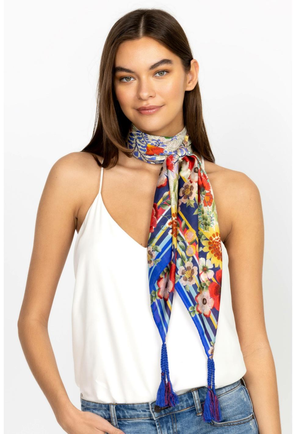 Women Scarves | Johnny Was Wild Flower Scarf Multi