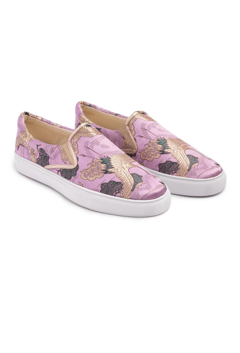 Women Shoes | Johnny Was Crane Slip-On Sneaker Lilac