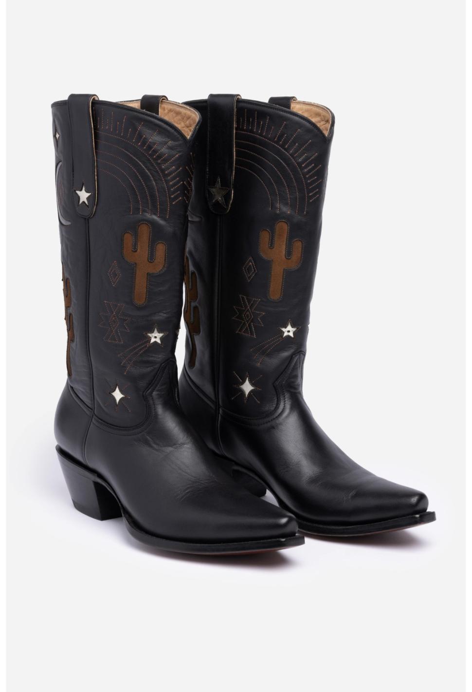 Women Shoes | Johnny Was Desert Cowboy Boot Black