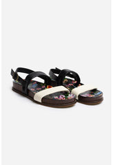 Women Shoes | Johnny Was Double Band Sandal Ombre Garden