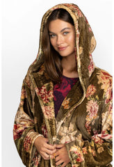 Women Sleepwear | Johnny Was Cozy Robe Vintage Rose