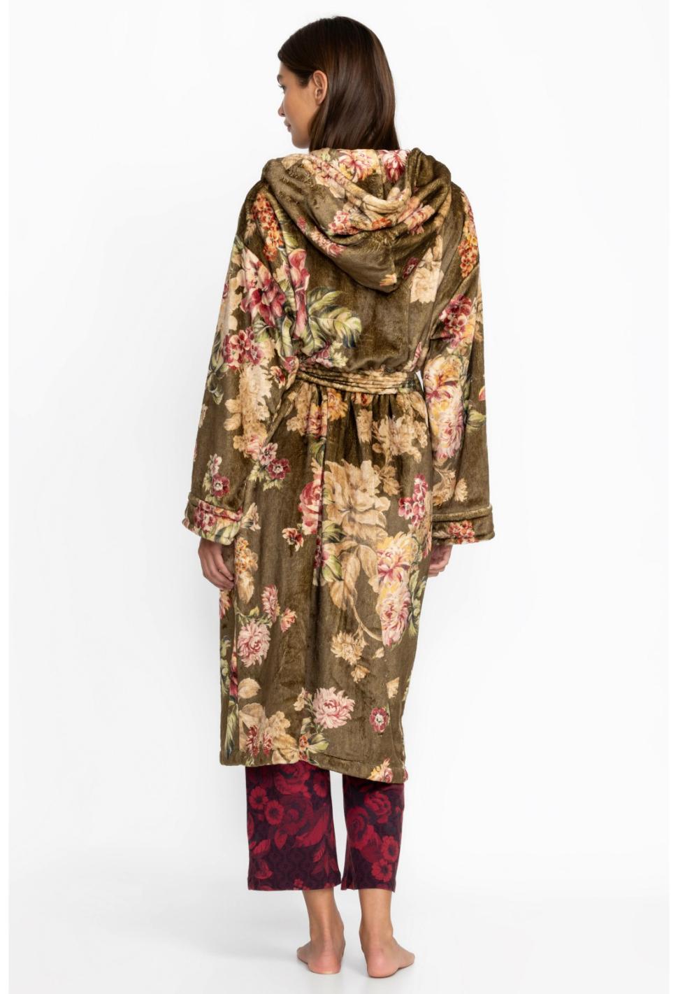 Women Sleepwear | Johnny Was Cozy Robe Vintage Rose