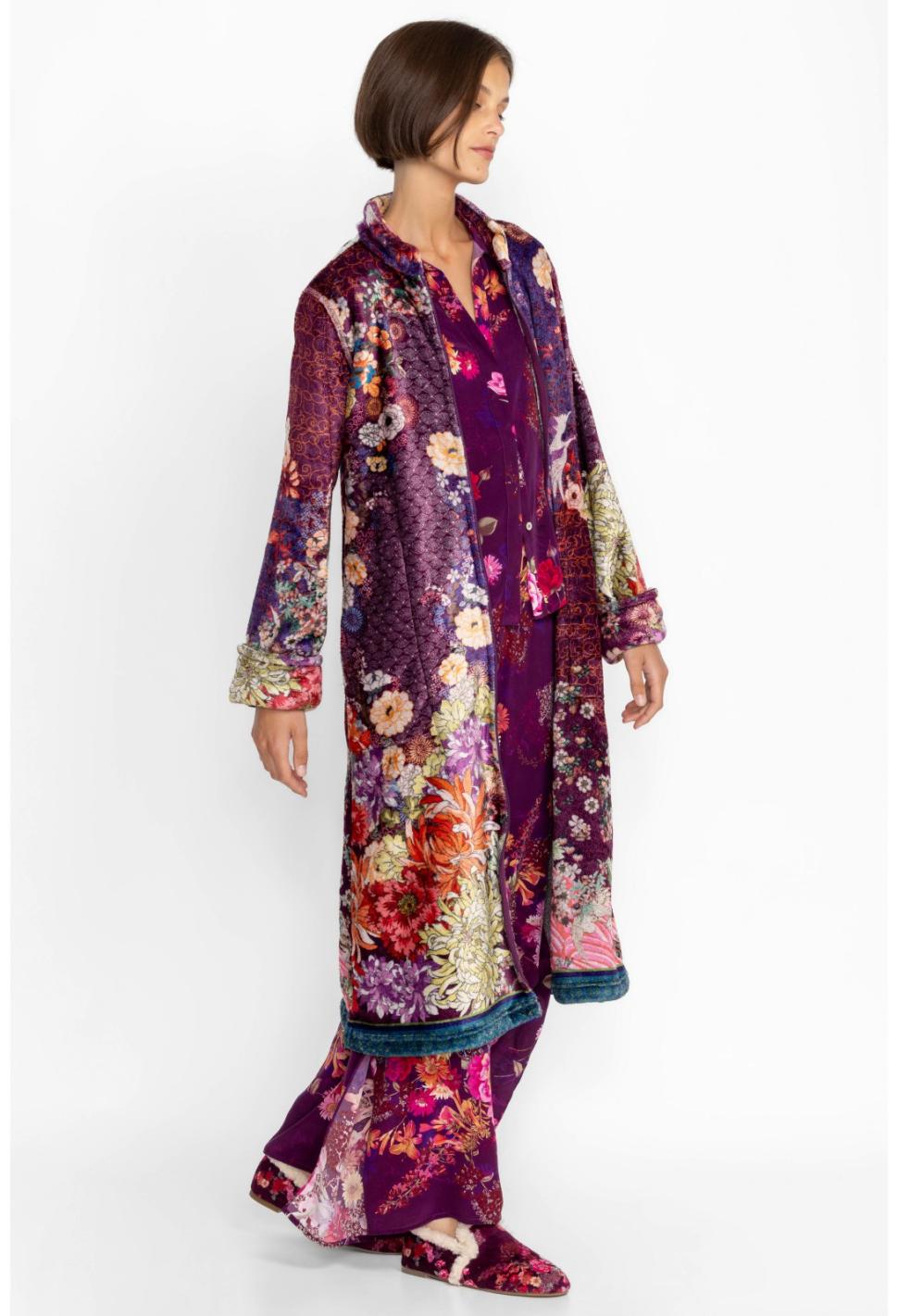 Women Sleepwear | Johnny Was Phoenix Zip Up Robe Phoenix