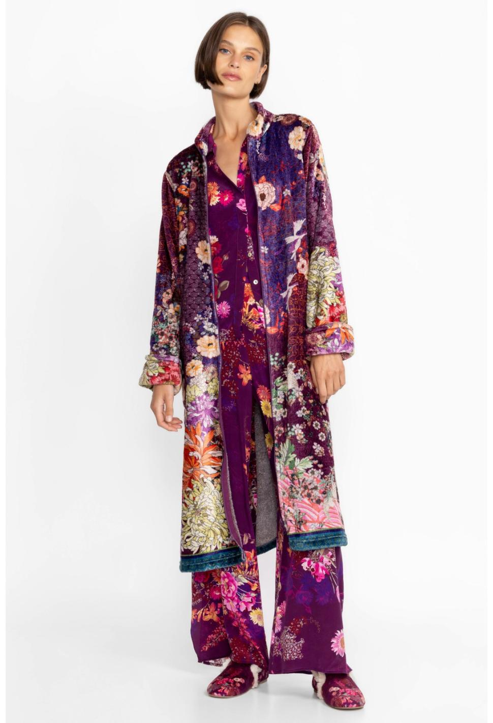 Women Sleepwear | Johnny Was Phoenix Zip Up Robe Phoenix
