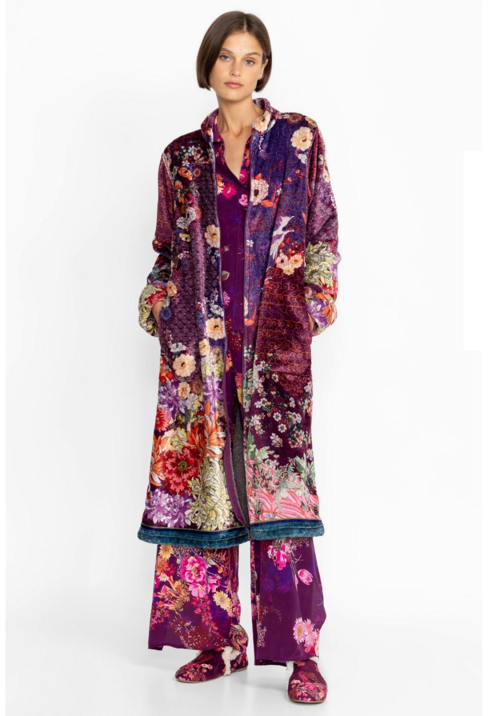 Women Sleepwear | Johnny Was Phoenix Zip Up Robe Phoenix