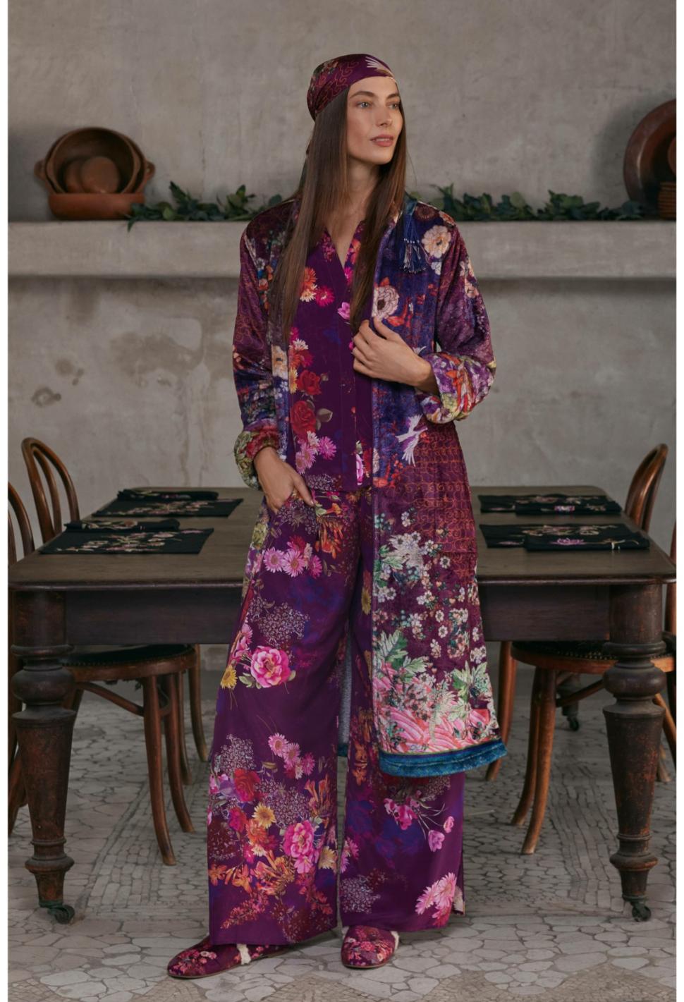 Women Sleepwear | Johnny Was Phoenix Zip Up Robe Phoenix