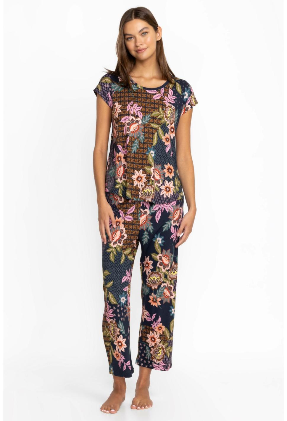 Women Sleepwear | Johnny Was The Bobbie Crop Set Delfino