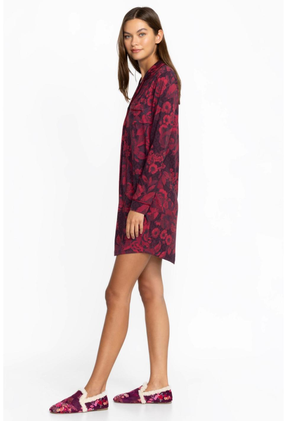 Women Sleepwear | Johnny Was The Neena Long Sleeve Shirt Carrie