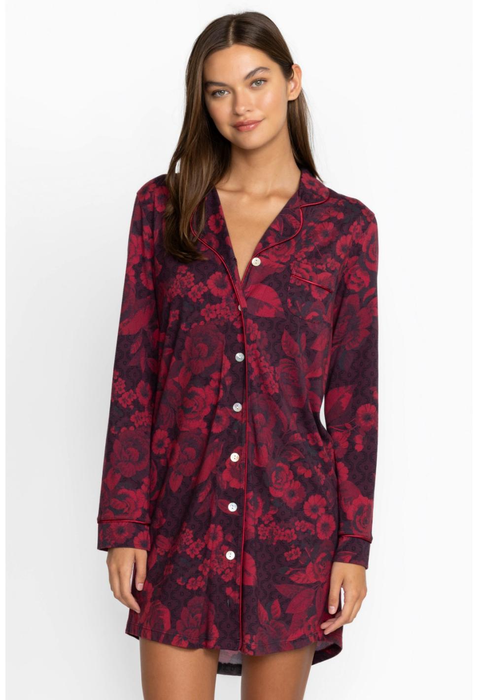Women Sleepwear | Johnny Was The Neena Long Sleeve Shirt Carrie