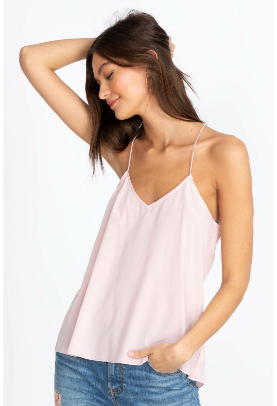 Women Slips &amp; Camis | Johnny Was Etta Cami Top Blush