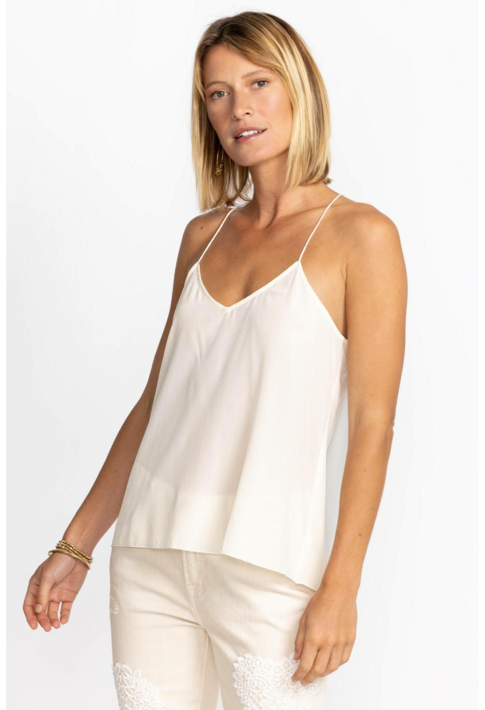 Women Slips &amp; Camis | Johnny Was Etta Cami Top Cream