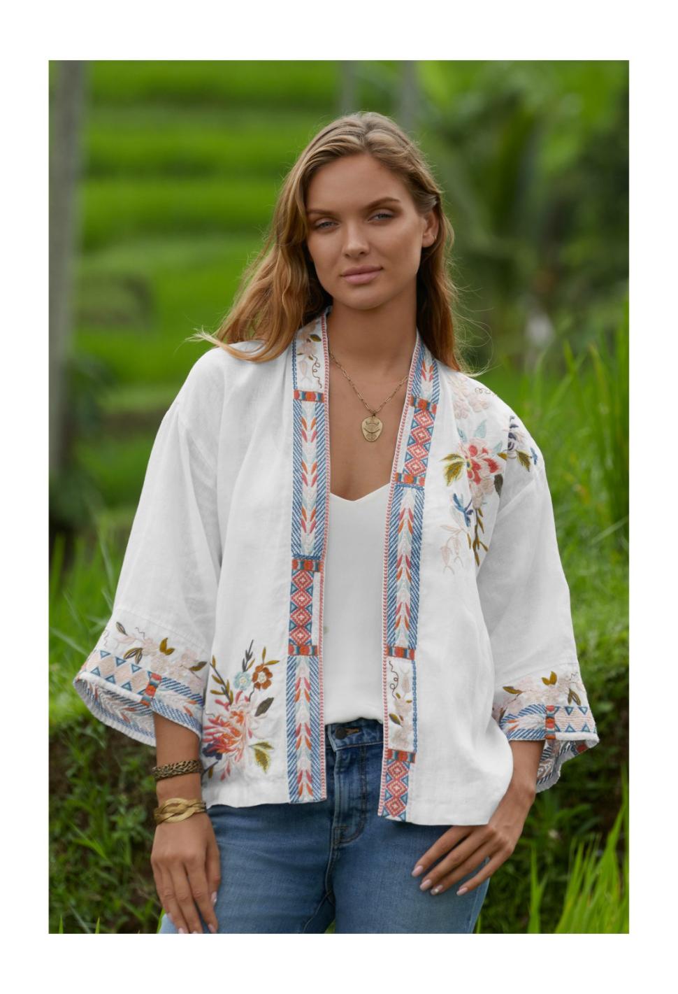 Women Slips &amp; Camis | Johnny Was Etta Cami Top Cream