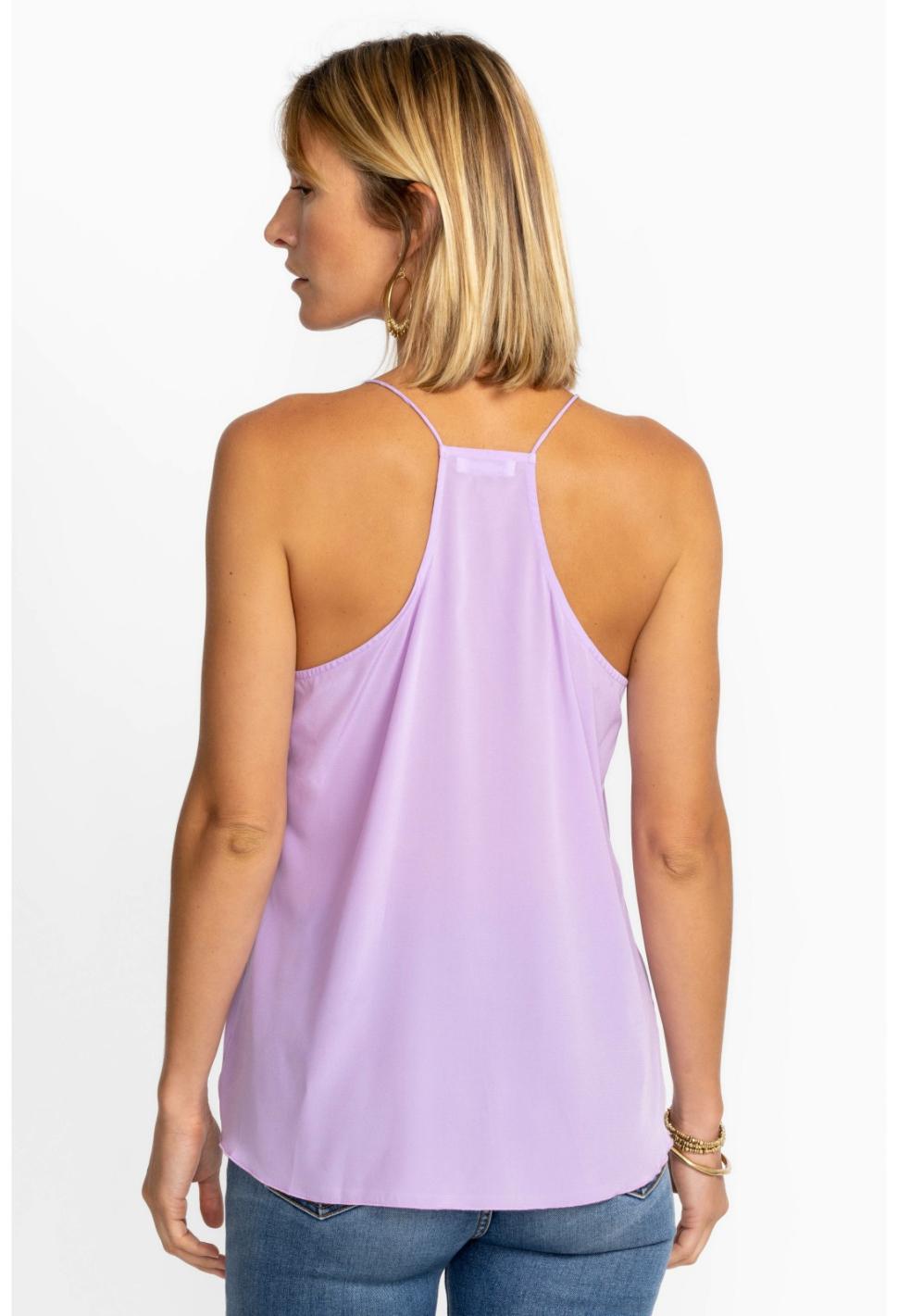 Women Slips &amp; Camis | Johnny Was Etta Cami Top Lavender Frost
