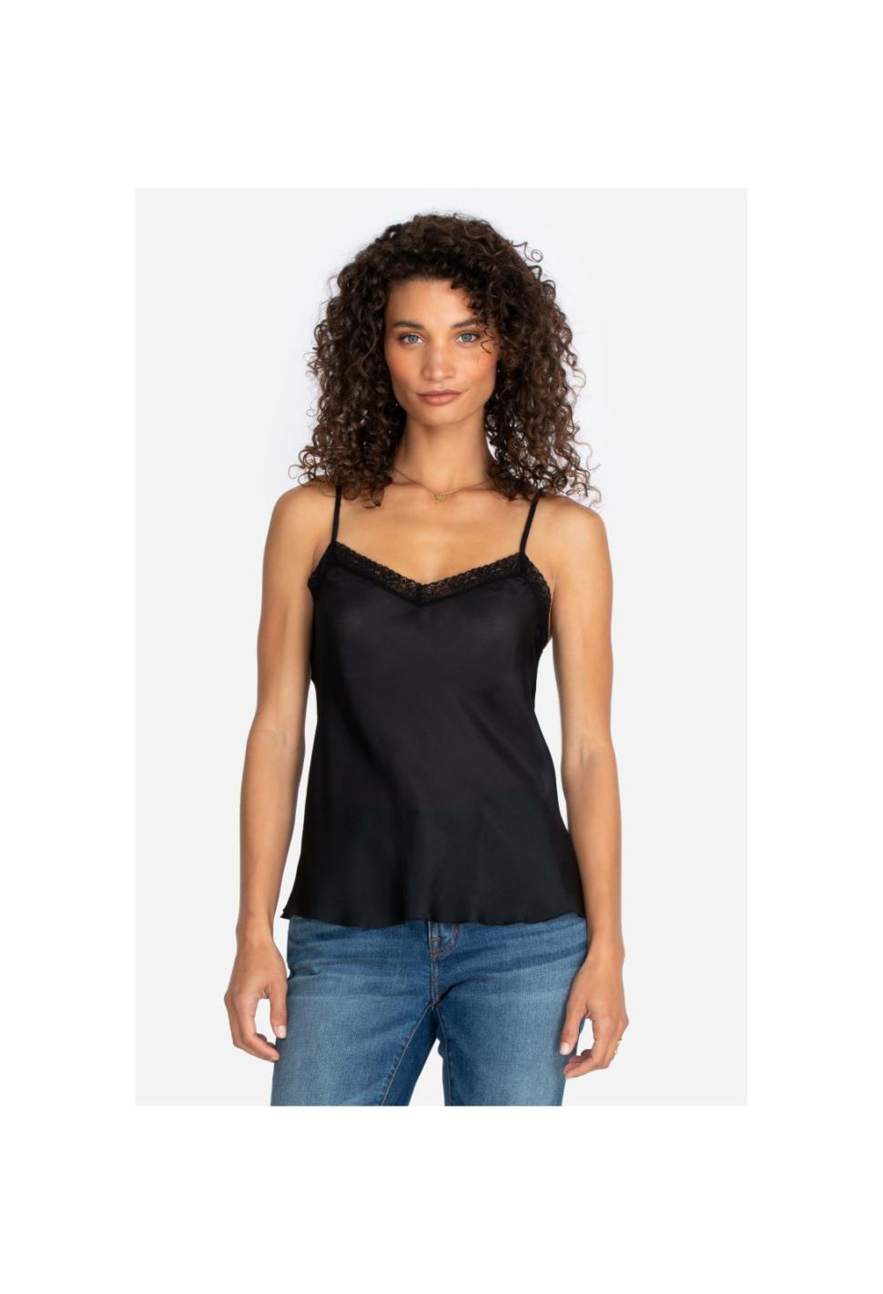 Women Slips &amp; Camis | Johnny Was Short Slip Black