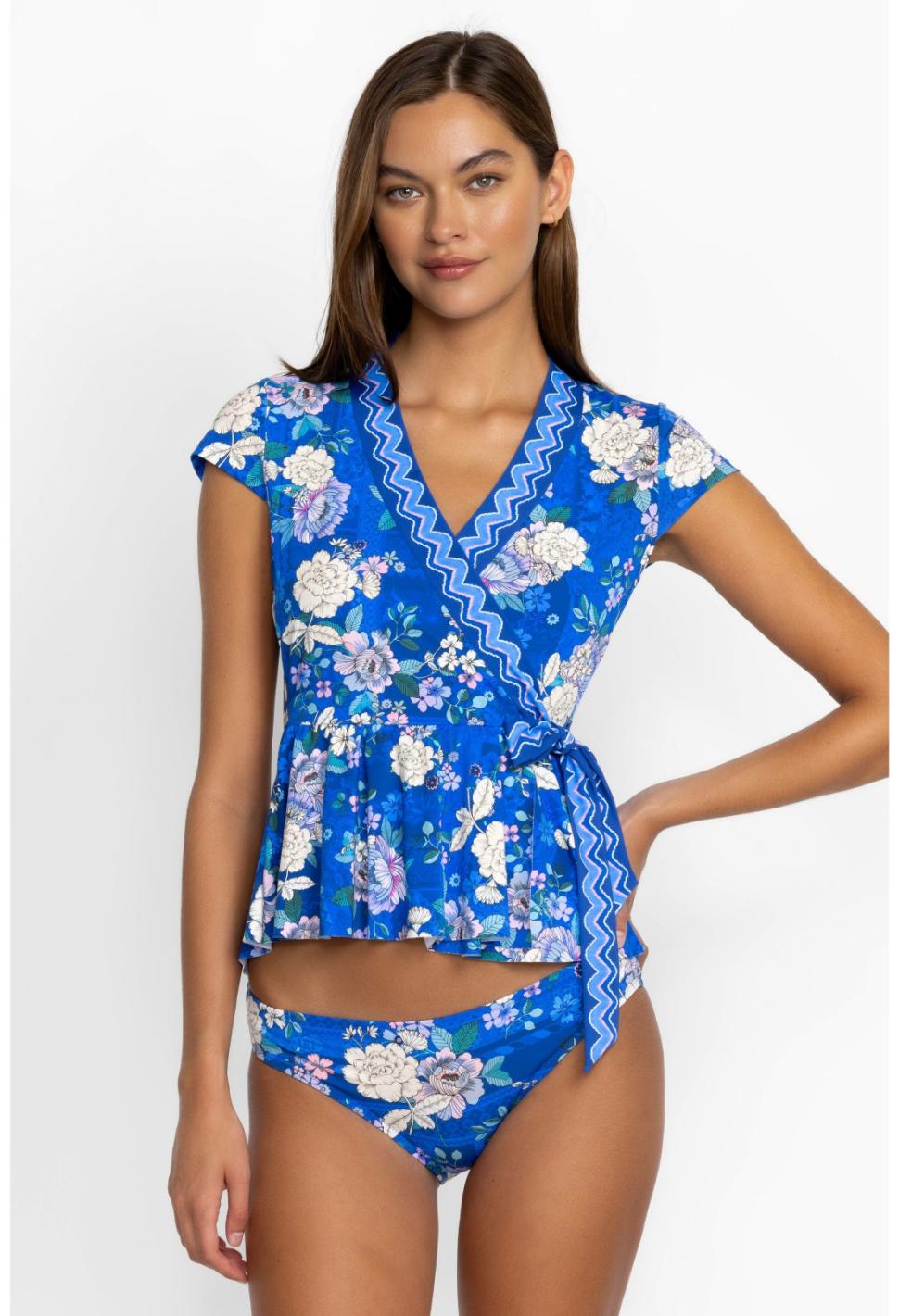 Women Swim &amp; Resort | Johnny Was Blue Dove Hipster Bottom Blue Dove