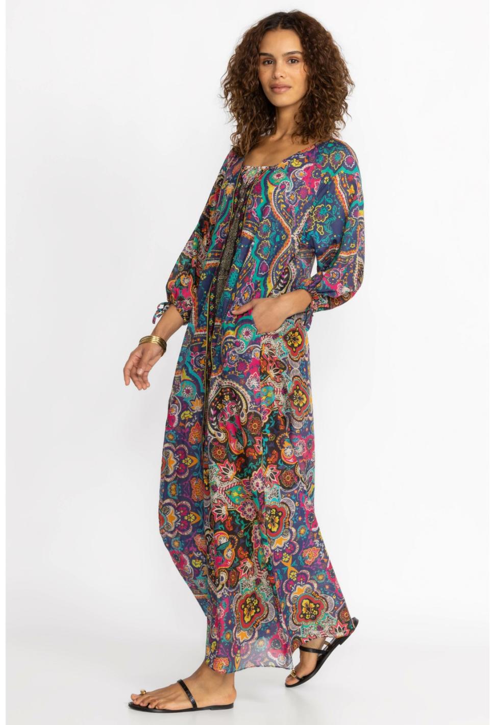 Women Swim &amp; Resort | Johnny Was Hannah Long Dress Hannah