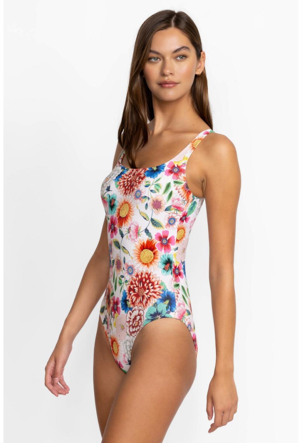 Women Swim &amp; Resort | Johnny Was Mirror Palace Tank One Piece Mirror