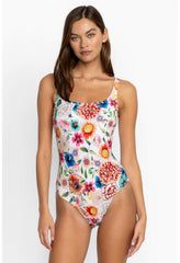 Women Swim &amp; Resort | Johnny Was Mirror Palace Tank One Piece Mirror