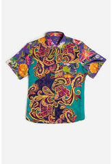 Women Swim &amp; Resort | Johnny Was Paisley Heart Mens Coverup Shirt Paisley Heart