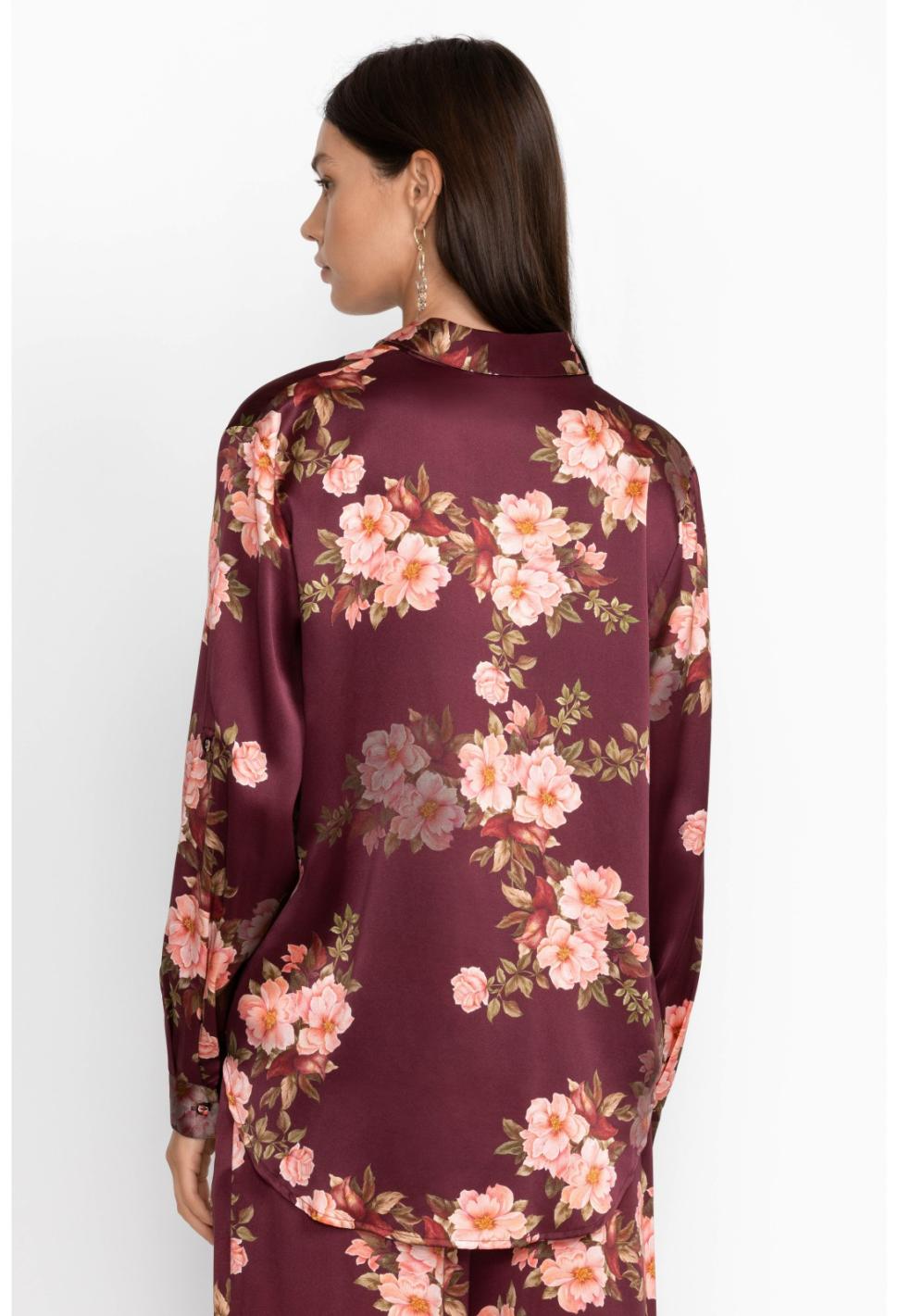 Women Tops | Johnny Was Amanza Roll Sleeve Shirt Winonna