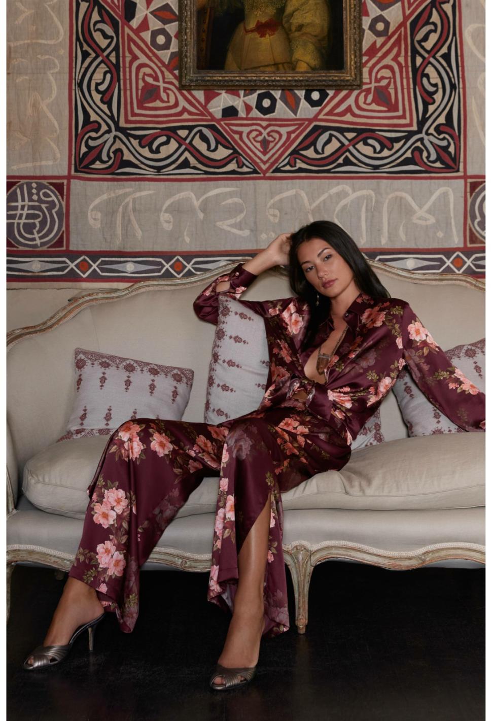 Women Tops | Johnny Was Amanza Roll Sleeve Shirt Winonna