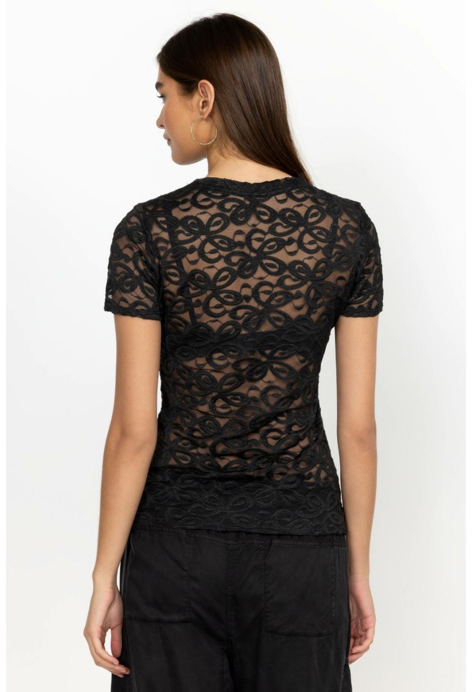 Women Tops | Johnny Was Astrid Top Black