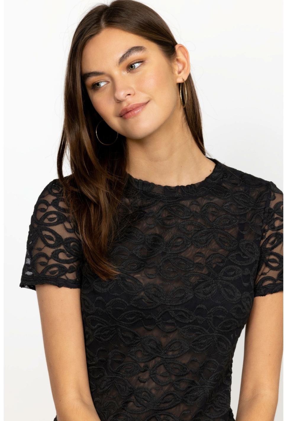 Women Tops | Johnny Was Astrid Top Black