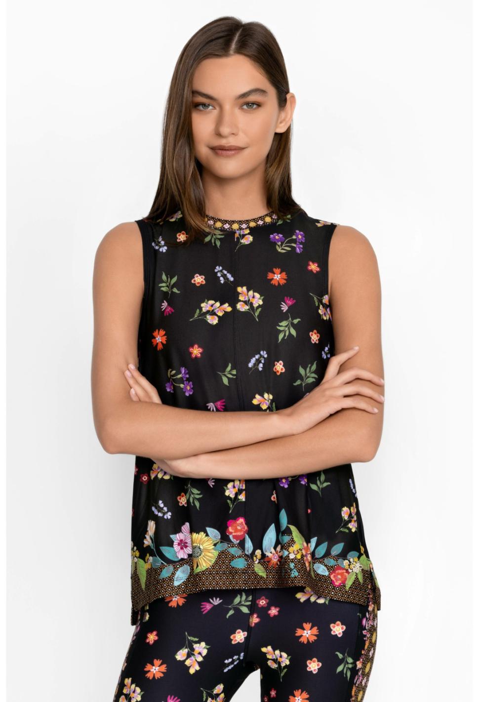 Women Tops | Johnny Was Bee Active Muscle Tank Nani