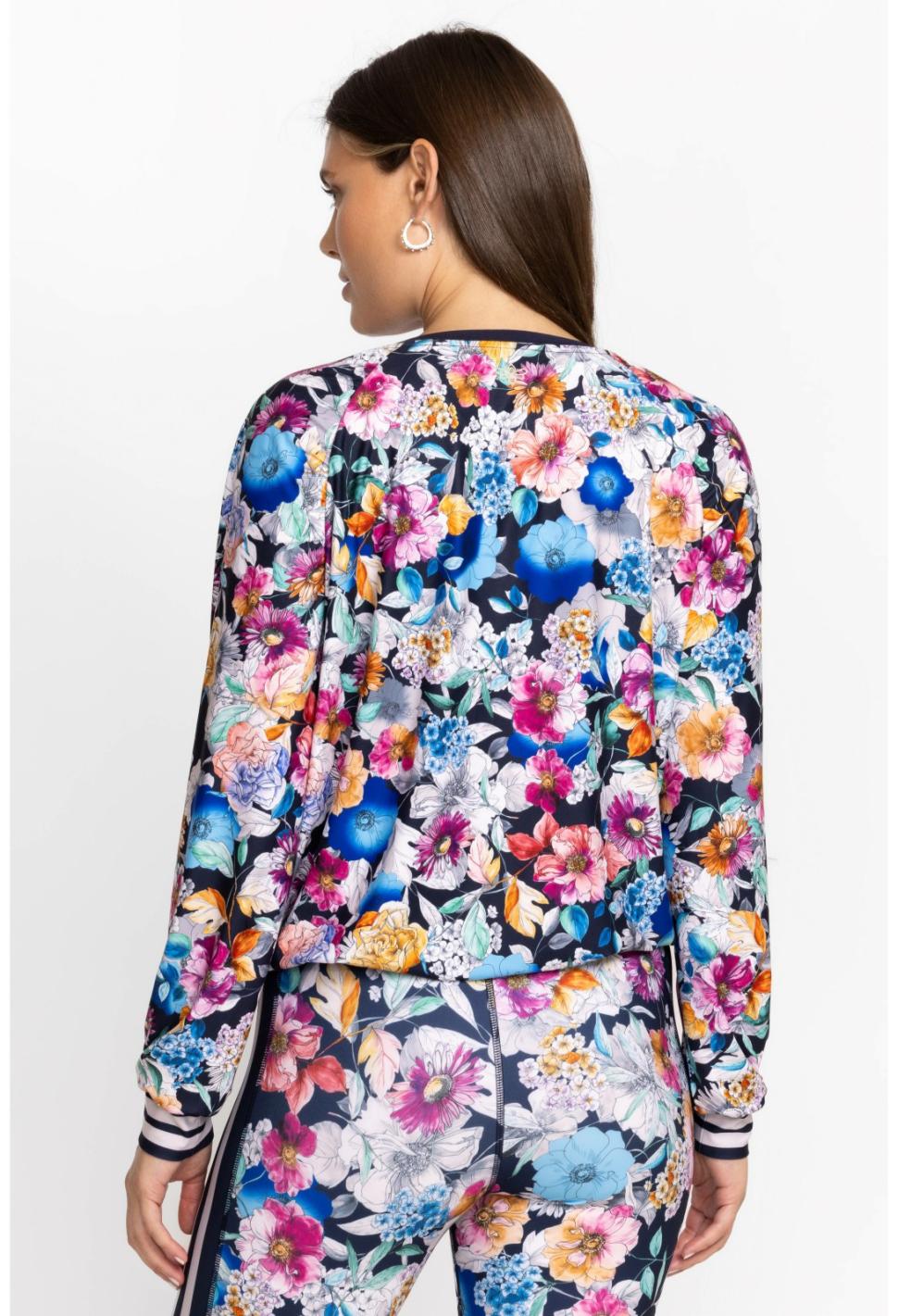 Women Tops | Johnny Was Bee Active Ruched Raglan Sleeve Pullover Falldance