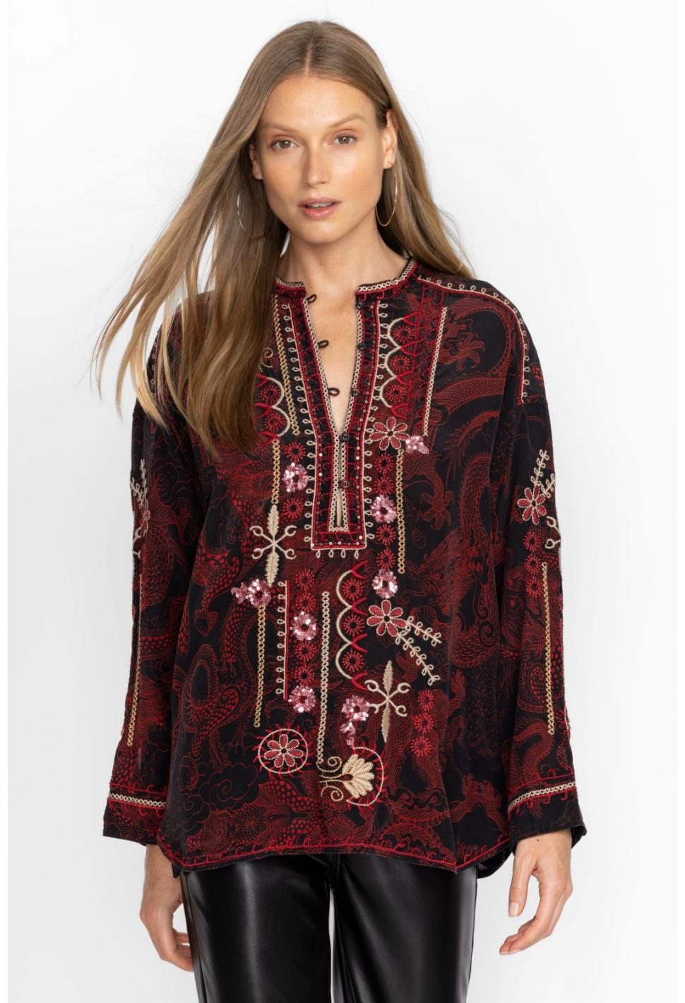 Women Tops | Johnny Was Belina Tunic Multi