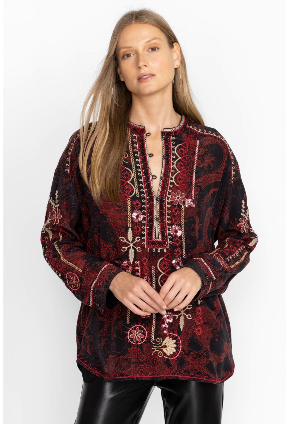 Women Tops | Johnny Was Belina Tunic Multi