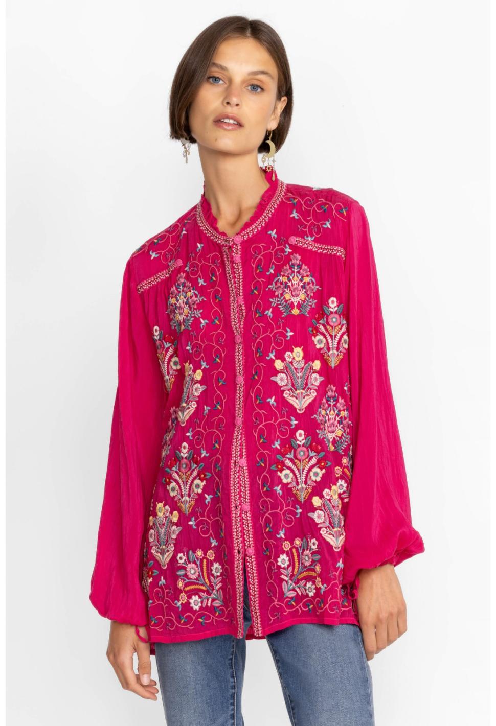 Women Tops | Johnny Was Bertha Blouse Vivacious