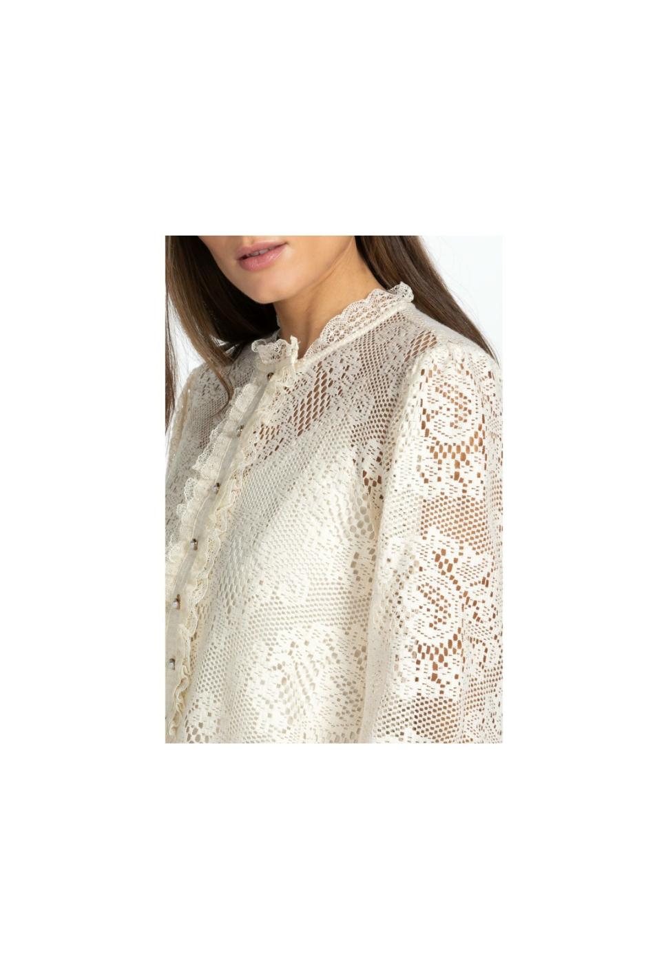 Women Tops | Johnny Was Betty Blouse Ecru