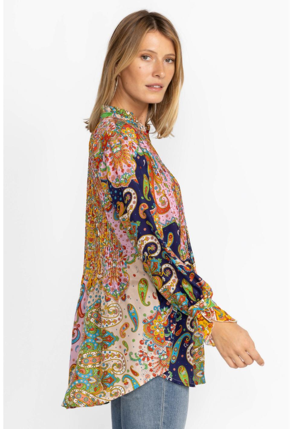 Women Tops | Johnny Was Braemar Kita Tunic Breamarnight