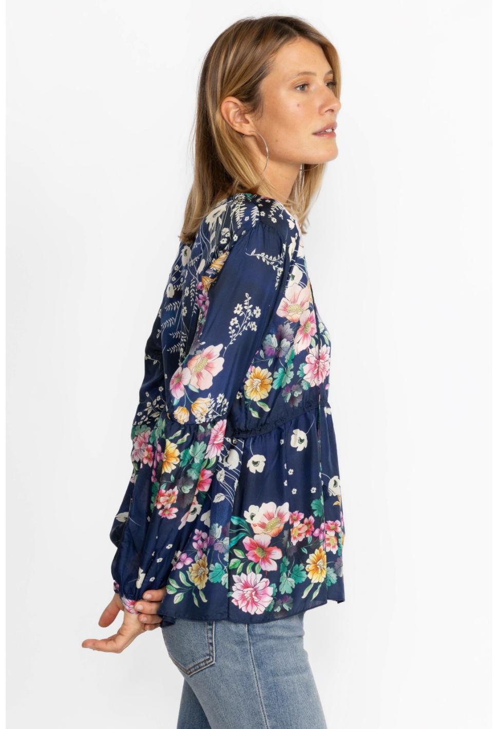 Women Tops | Johnny Was Bursting Echo Blouse Bursting