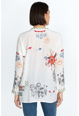 Women Tops | Johnny Was Cartagena Blouse Natural