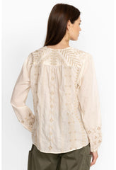 Women Tops | Johnny Was Charis Prairie Blouse Ecru