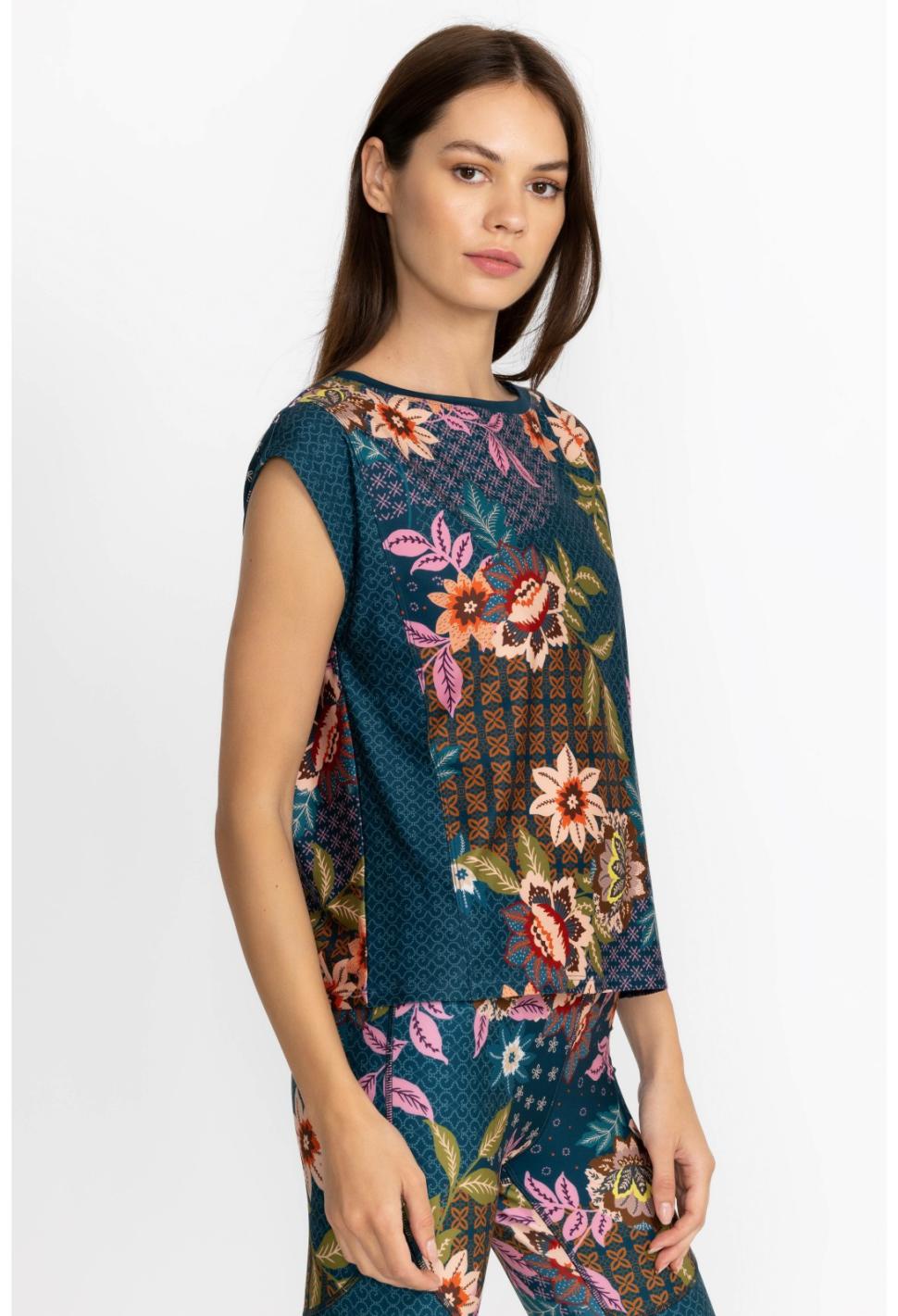 Women Tops | Johnny Was Delfino Keyhole Muscle Tank Delfino