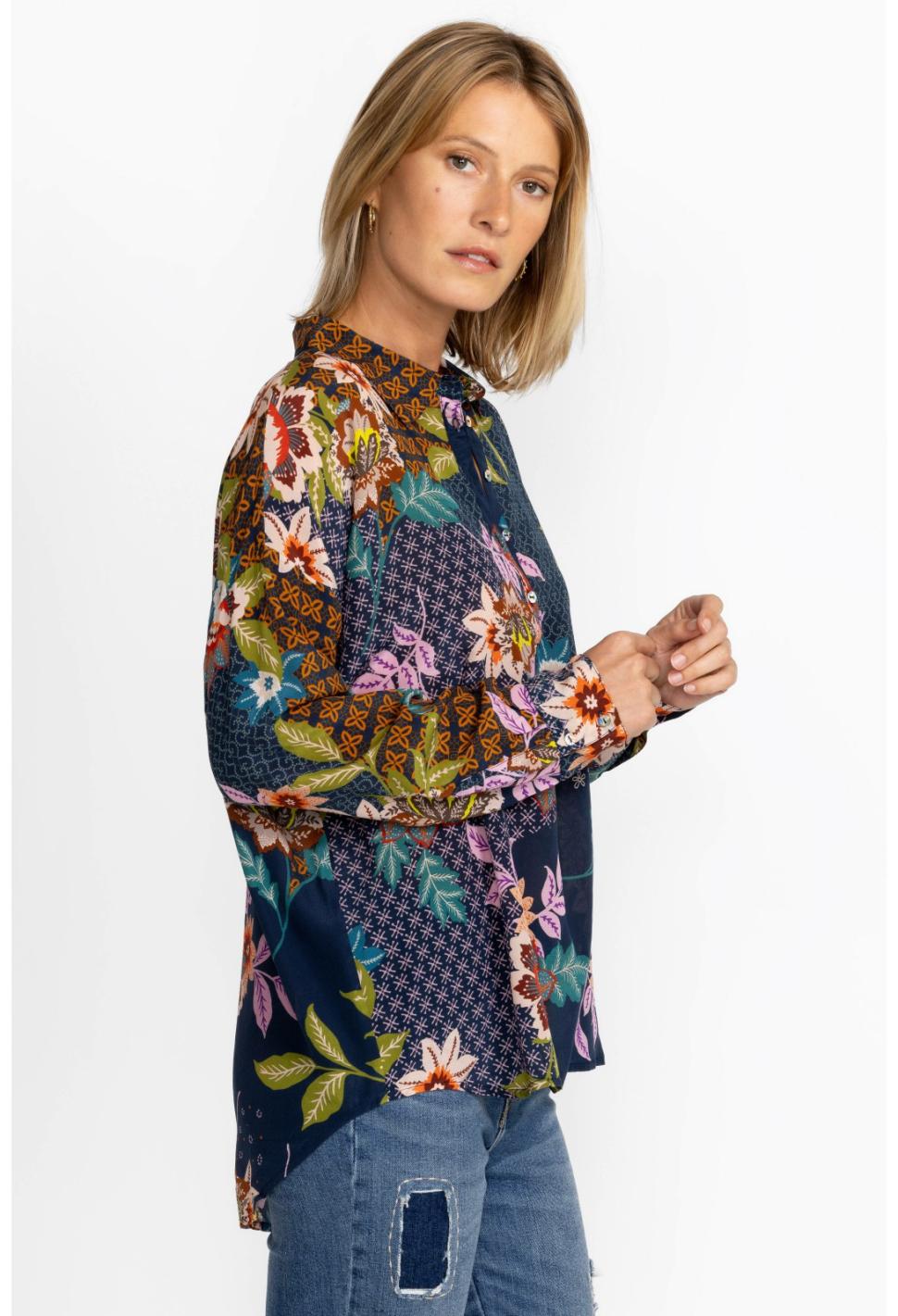 Women Tops | Johnny Was Delfino Lotus Blouse Delfino