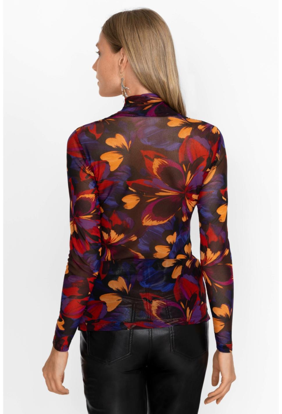 Women Tops | Johnny Was Eclipse Blooms Mesh Tee Multi