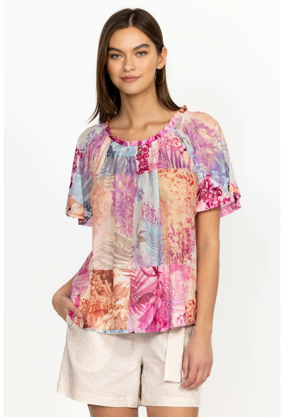 Women Tops | Johnny Was Esme Peasant Blouse Bliss