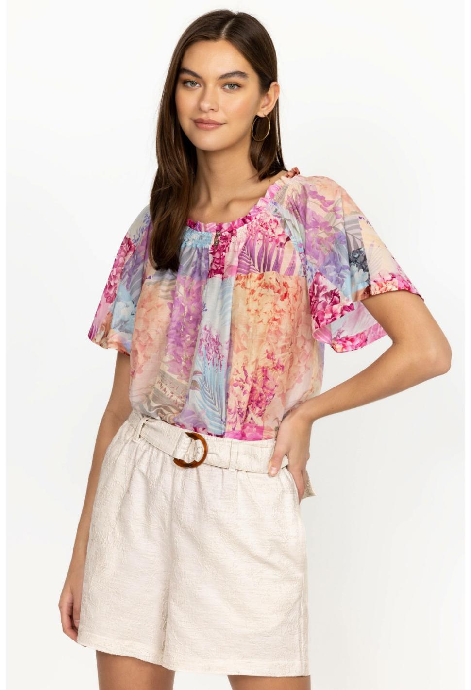 Women Tops | Johnny Was Esme Peasant Blouse Bliss