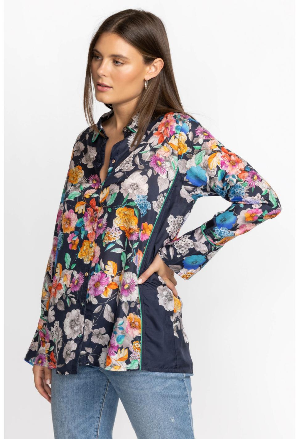 Women Tops | Johnny Was Fall Dancer Button Up Falldance