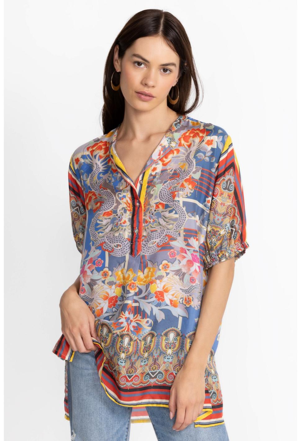 Women Tops | Johnny Was Hillan Morii Tunic Hillan