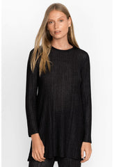 Women Tops | Johnny Was Jenna Metallic Tunic Black