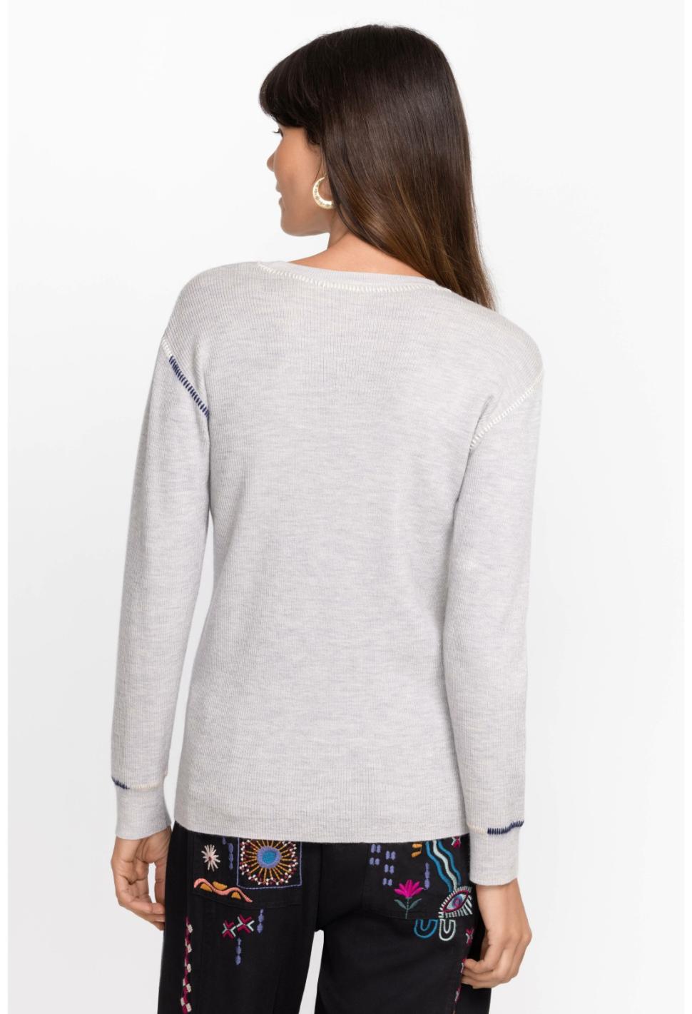 Women Tops | Johnny Was Jj Pullover Gray